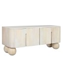 TV furniture Home ESPRIT White Mango wood 140 x 40 x 58 cm