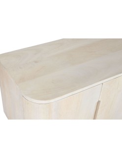 TV furniture Home ESPRIT White Mango wood 140 x 40 x 58 cm