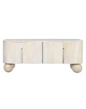 TV furniture Home ESPRIT White Mango wood 140 x 40 x 58 cm