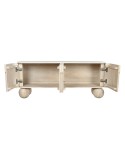 TV furniture Home ESPRIT White Mango wood 140 x 40 x 58 cm