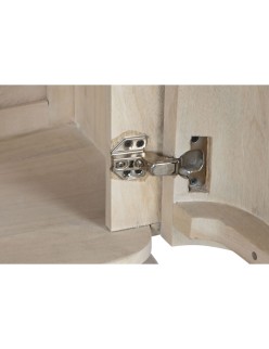 TV furniture Home ESPRIT White Mango wood 140 x 40 x 58 cm