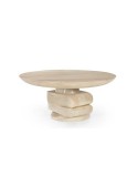 Mesa de Centro Home ESPRIT Madeira de mangueira 80 x 80 x 39 cm