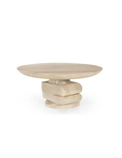 Mesa de Centro Home ESPRIT Madeira de mangueira 80 x 80 x 39 cm