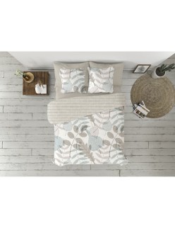 Juego de funda nórdica Pierre Cardin Nestor Marrón Cama de 90 3 Piezas