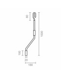 Manivelle de store Micel tld06 Blanc (Reconditionné C)