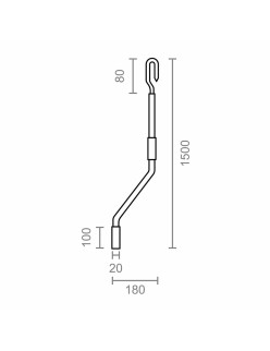 Manivelle de store Micel tld06 Blanc (Reconditionné C)