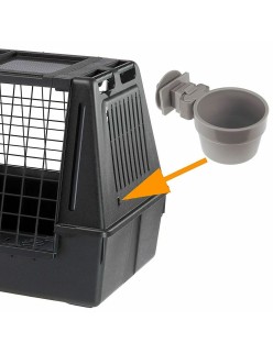 Cage de Transport Ferplast Atlas Car 100 Scenic Noir Plastique (Reconditionné A)