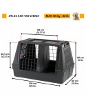 Assento Ferplast Atlas Car 100 Scenic Preto Plástico (Recondicionado A)