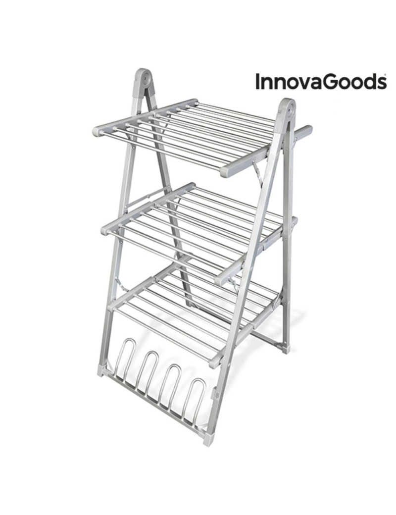 Klappbarer elektrischer Wäscheständer Verayer InnovaGoods IG114383 Aluminium Grau (Restauriert B)