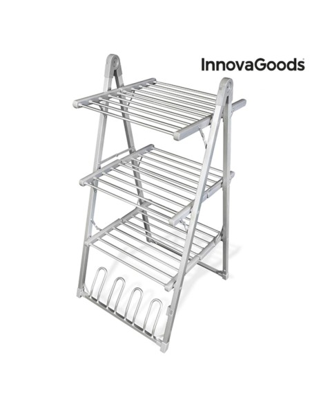 Klappbarer elektrischer Wäscheständer Verayer InnovaGoods IG114383 Aluminium Grau (Restauriert B)