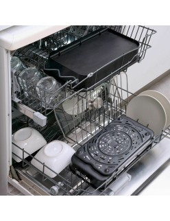 Friteuse à Air avec Gril, Accessoires et Livre de Recettes InnovaGoods 3400 W Noir 6 L (Reconditionné A)