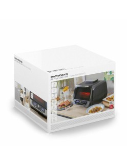 Friteuse à Air avec Gril, Accessoires et Livre de Recettes InnovaGoods 3400 W Noir 6 L (Reconditionné A)