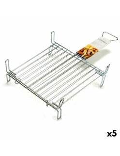 Grelhador Duplo 35 x 35 cm Aço zincado (5 Unidades)