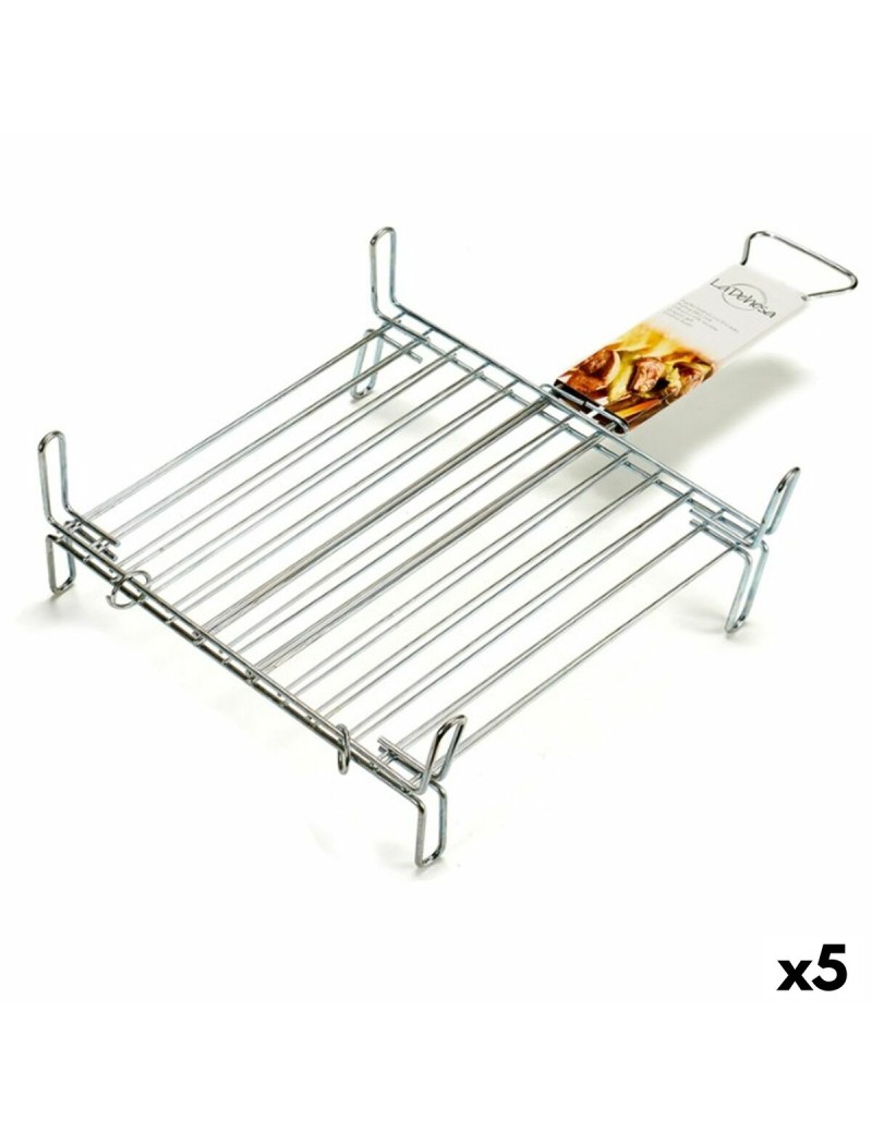 Grelhador Duplo 35 x 35 cm Aço zincado (5 Unidades)