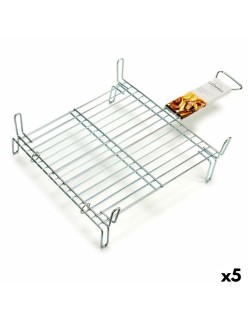Grelhador Duplo 40 x 40 cm Aço zincado (5 Unidades)