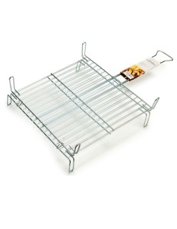Grelhador Duplo 45 x 45 cm Aço zincado (5 Unidades)