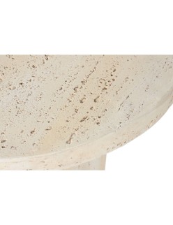 Mesa de Apoio Pequena Home ESPRIT Bege Magnésio 60 x 60 x 41,9 cm