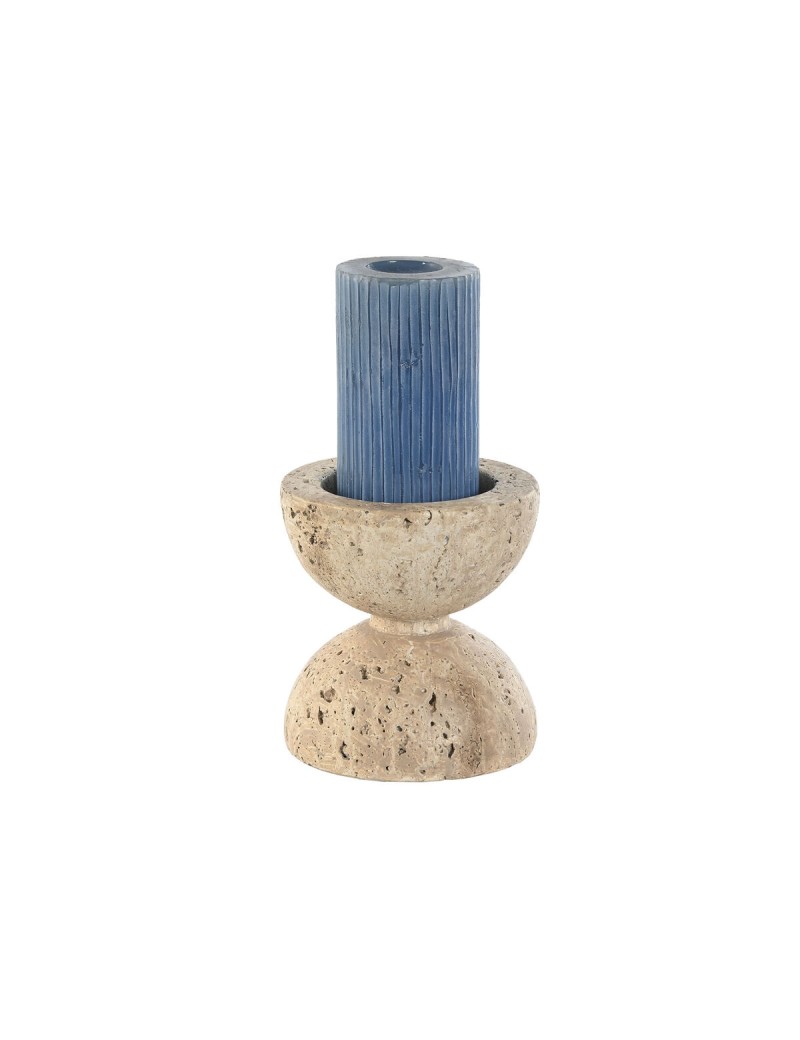 Kerzenschale Home ESPRIT Beige Magnesium 12 x 12 x 12,7 cm