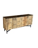 Aparador Home ESPRIT Mármore Acácia 175 x 40 x 76 cm