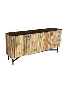Aparador Home ESPRIT Mármore Acácia 175 x 40 x 76 cm