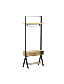 Banco Home ESPRIT Preto Natural 80 x 40 x 200 cm