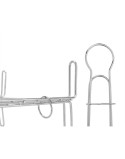 Grill Double 30 x 30 cm Verzinkter Stahl (5 Stück)