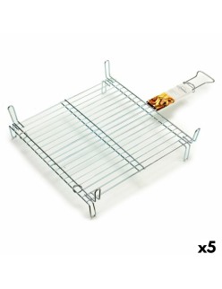 Grelhador Duplo 50 x 50 cm Aço zincado (5 Unidades)