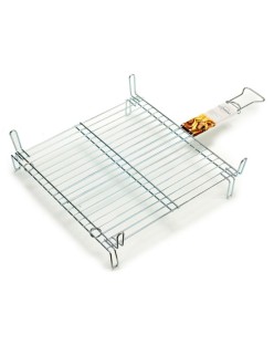 Grelhador Duplo 50 x 50 cm Aço zincado (5 Unidades)