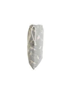 Child's Backpack Bag DKD Home Decor White Grey 24 x 2 x 26 cm (2 Units)