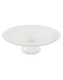Flat Plate Home ESPRIT Transparent Crystal 29 x 29 x 9,2 cm