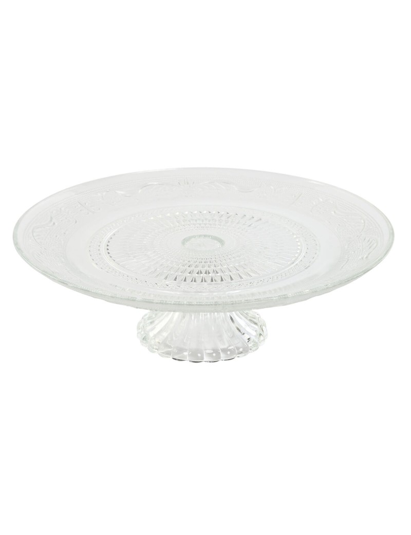 Flat Plate Home ESPRIT Transparent Crystal 29 x 29 x 9,2 cm