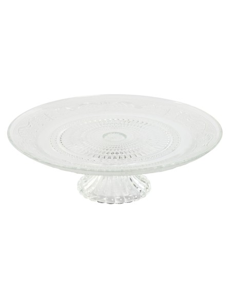 Flat Plate Home ESPRIT Transparent Crystal 29 x 29 x 9,2 cm