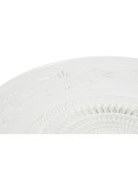 Flat Plate Home ESPRIT Transparent Crystal 29 x 29 x 9,2 cm