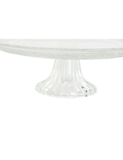 Flat Plate Home ESPRIT Transparent Crystal 29 x 29 x 9,2 cm