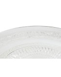 Flat Plate Home ESPRIT Transparent Crystal 33 x 33 x 9,4 cm