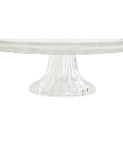 Flat Plate Home ESPRIT Transparent Crystal 33 x 33 x 9,4 cm