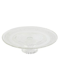 Flat Plate Home ESPRIT Transparent Crystal 33 x 33 x 9,4 cm