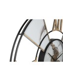 Wall Clock Home ESPRIT White Black Golden Metal 142 X 9 X 142 cm