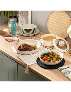 Bratpfannen-Set mit abnehmbarem Griff und Deckel Passet InnovaGoods 5 Stücke