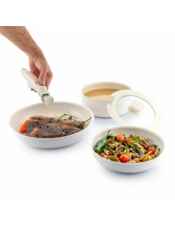 Bratpfannen-Set mit abnehmbarem Griff und Deckel Passet InnovaGoods 5 Stücke