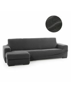Capa para chaise longue de braço curto esquerdo Sofaskins Cinzento escuro (Recondicionado A)