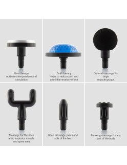 Hot and Cold Muscle Massager Gun Hokgun InnovaGoods White/Black (Refurbished B)