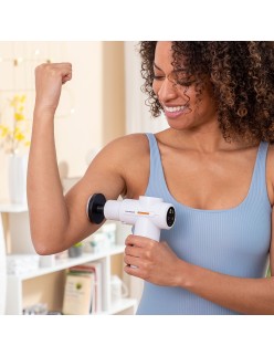 Hot and Cold Muscle Massager Gun Hokgun InnovaGoods White/Black (Refurbished B)