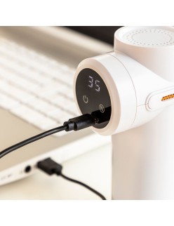 Pistolet de Massage Musculaire Chaud et Froid Hokgun InnovaGoods Blanc/Noir (Reconditionné B)