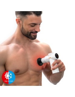 Hot and Cold Muscle Massager Gun Hokgun InnovaGoods White/Black (Refurbished B)