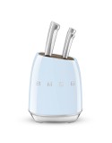 Set of Kitchen Knives and Stand Smeg KBSF02PB Blue Stainless steel