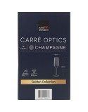 Copa de champán Inde Carre optics 6 Piezas