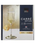 Copo de champanhe Inde Carre optics 6 Peças