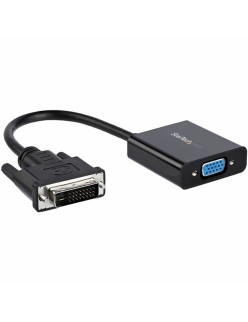Adattatore DVI-D con VGA Startech DVI2VGAE             0,19 m Nero