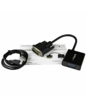 Adattatore DVI-D con VGA Startech DVI2VGAE             0,19 m Nero